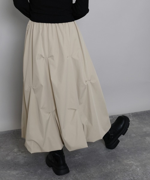 「J by blue」 フレアスカート MEDIUM ベージュ レディース_画像5