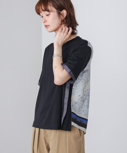 Bou Jeloud（ブージュルード） tシャツ バックスカーフプルオーバー 