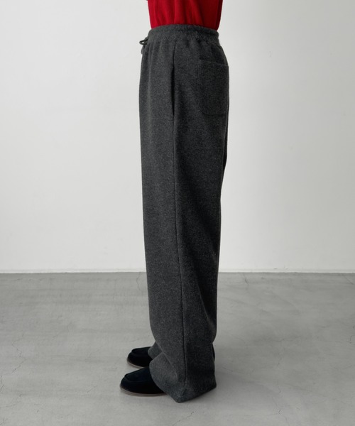 「CANAL JEAN」 パンツ ONE SIZE チャコールグレー レディース_6