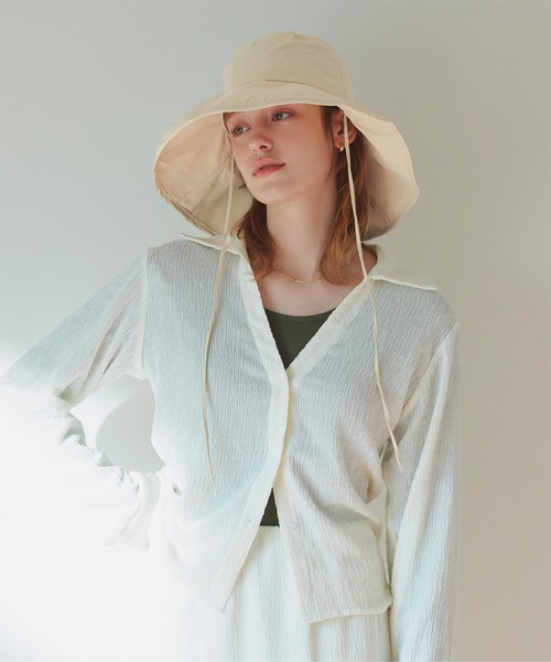 「SEA DRESS」 ハット FREE ブラック レディース_画像9