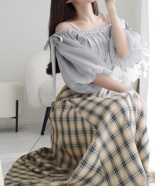 「mily bilet」 長袖ワンピース MEDIUM アイボリー レディース_画像6