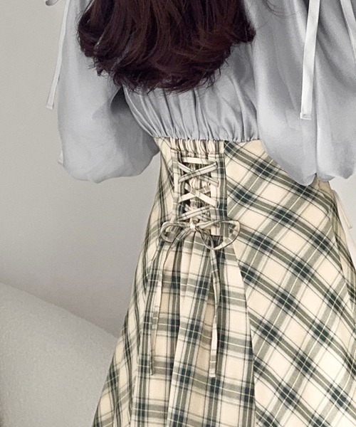 「mily bilet」 長袖ワンピース MEDIUM アイボリー レディース_画像8