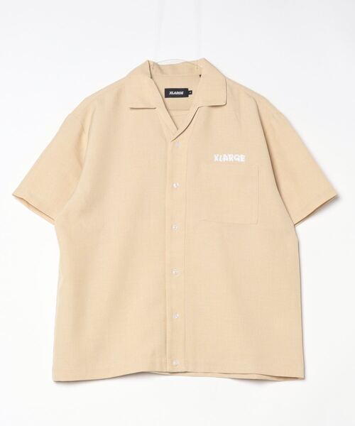 「XLARGE」 半袖シャツ L ベージュ メンズ_画像2