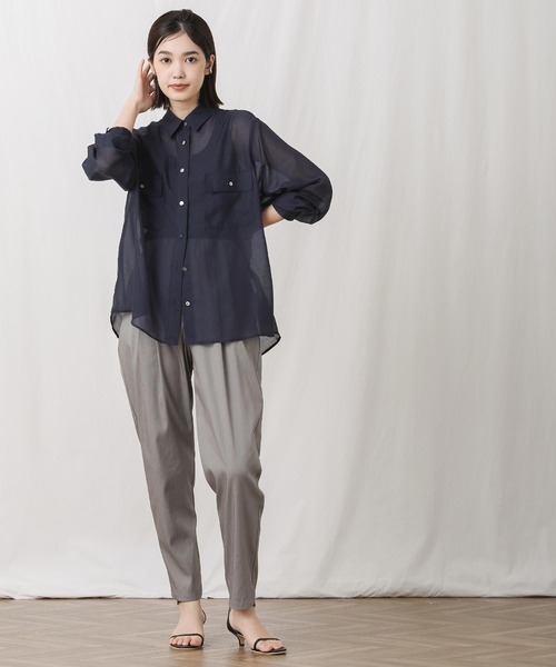 「Gready Brilliant」 「AuieF」イージーパンツ 38 グレー レディース_画像5