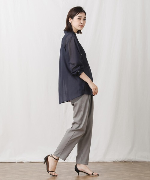 「Gready Brilliant」 「AuieF」イージーパンツ 38 グレー レディース_画像6
