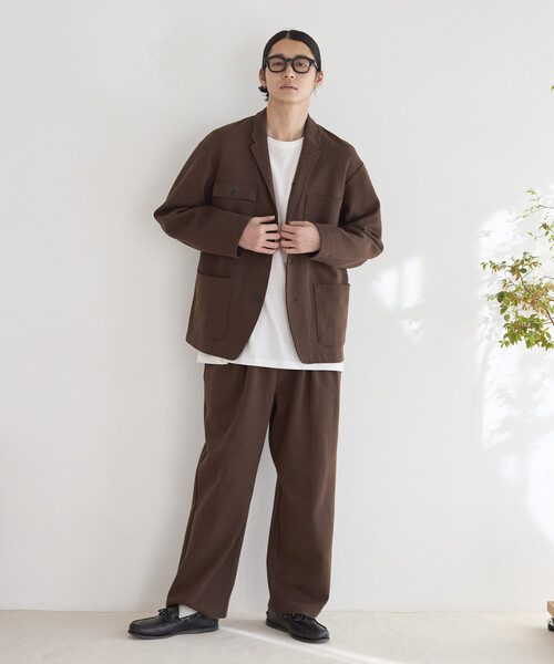 「Healthknit」 セットアップ MEDIUM ブラック メンズ_画像2