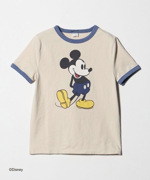 ぴろぴろ2026春夏JACKSON MATISSE 6別注Mickey JACKSON MATISSE（ジャクソンマティス） tシャツ 半袖 「別注