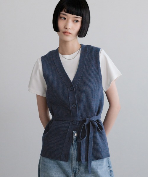 LOWRYS FARM（ローリーズファーム） ベスト ジレ タイツキVベスト