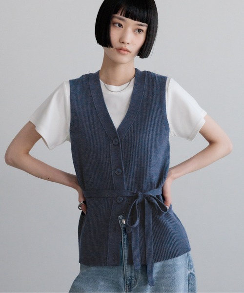LOWRYS FARM（ローリーズファーム） ベスト ジレ タイツキVベスト