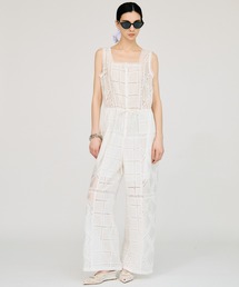 サロペット・オーバーオール・オールインワン PRANK PROJECT Cotton Lace Jumpsuit PRANK PROJECT（プランクプロジェクト） オールインワン コットン