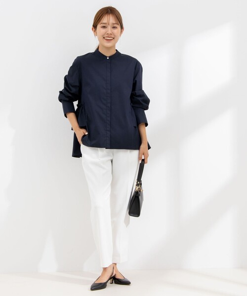 「NOLLEY'S Sophi」 長袖ブラウス 38 ホワイト レディース_画像6