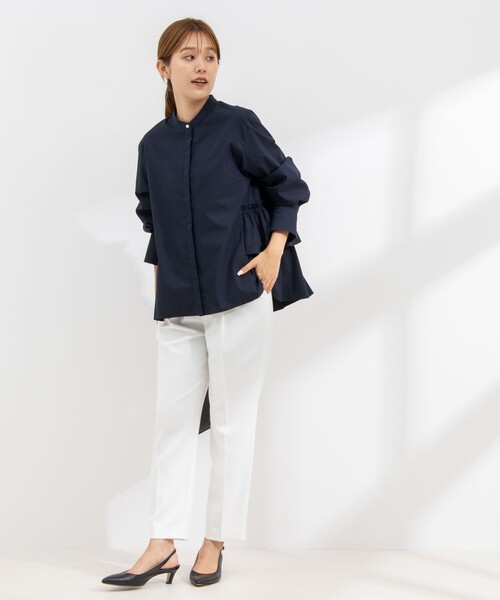 「NOLLEY'S Sophi」 長袖ブラウス 38 ホワイト レディース_画像8