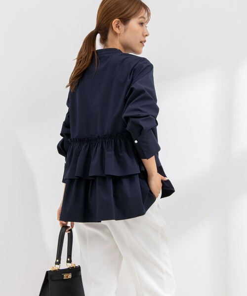 「NOLLEY'S Sophi」 長袖ブラウス 38 ホワイト レディース_画像9