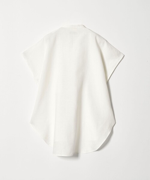 conte ブラウス シャツ 「conte」フロントポケット フレンチスリーブ 