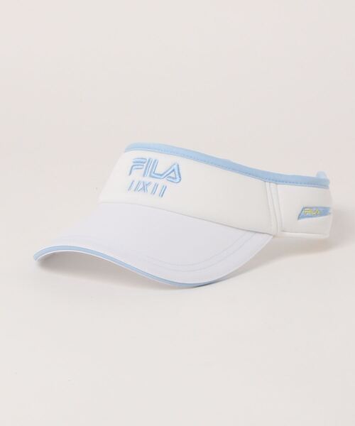 「FILA GOLF」 サンバイザー FREE ホワイト レディース_画像3