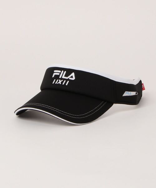 「FILA GOLF」 サンバイザー FREE ホワイト レディース_画像4