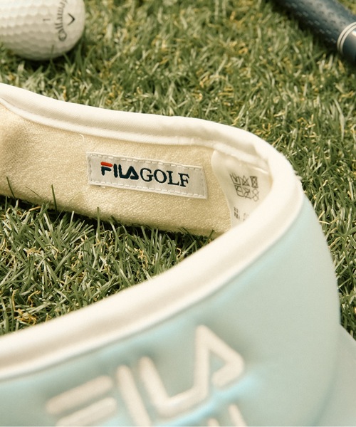 「FILA GOLF」 サンバイザー FREE ホワイト レディース_画像8