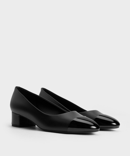 「CHARLES & KEITH」 パンプス 24.5cm オフホワイト レディース_画像2