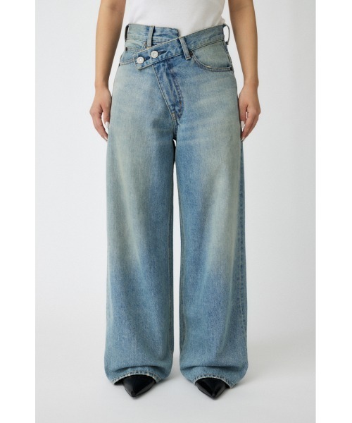 MOUSSY（マウジー） ジーンズ デニム デニムパンツ CROSS WAIST WIDE
