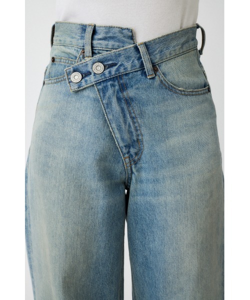 MOUSSY（マウジー） ジーンズ デニム デニムパンツ CROSS WAIST WIDE