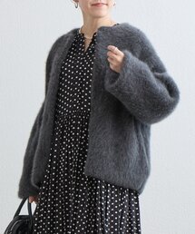 BEARDSLEY（ビアズリー） コート アウター ファーニットコートショート