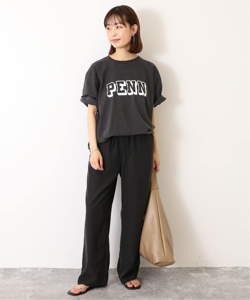 「SLOBE IENA」 イージーパンツ 38 ブラウン レディース_画像9