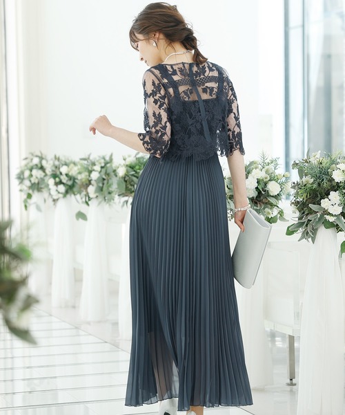 オケージョンドレス【美品】 PourVous｜パーティードレス結婚式 オケージョンドレスお呼ばれ