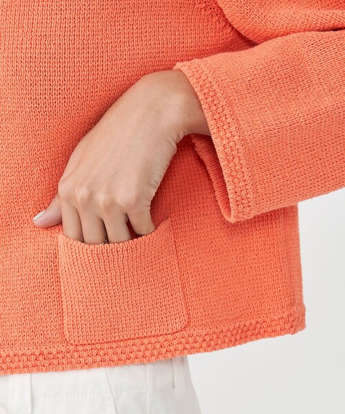 MACPHEE（マカフィー） カーディガン ハーフミラノリブ クロップド