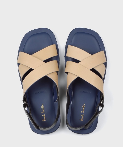 Paul Smith サンダル レザー クロスストラップ / 130816 BATI