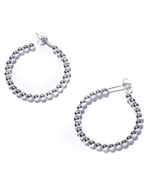 ピアス 「quip queint」bowling hoop pierce QU035 レディースの画像