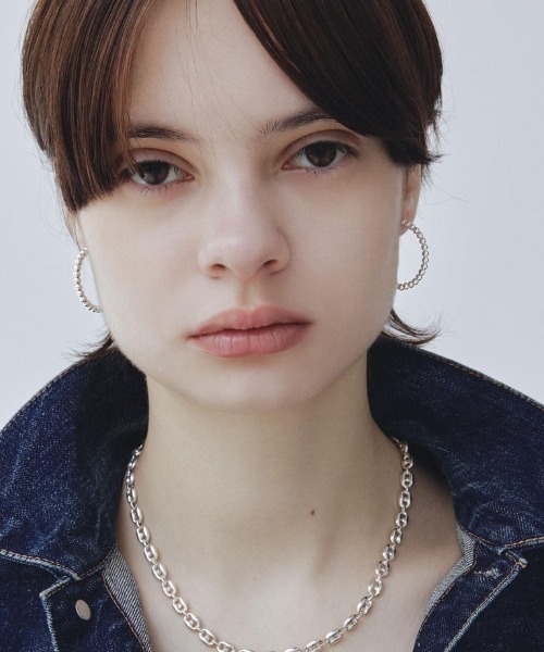 ピアス 「quip queint」bowling hoop pierce QU035 レディースの画像