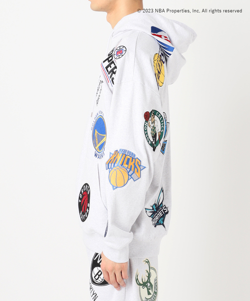 パーカー 【Off The Court by NBA】別注 チームロゴスウェットパーカー Off The Court by NBA 別注 JOURNAL