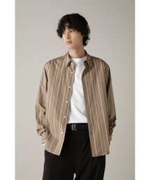 MARGARET HOWELL シャツ GRAPHIC COTTON STRIPE メンズ