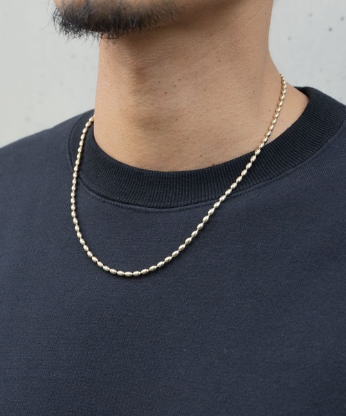 ネックレス SENTI センティ / OVAL CHAIN GOLD シルバー925オーバルチェーンネックレス ボールチェーンネックレス / 4067の画像