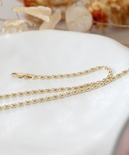 ネックレス SENTI センティ / OVAL CHAIN GOLD シルバー925オーバルチェーンネックレス ボールチェーンネックレス / 4067の画像