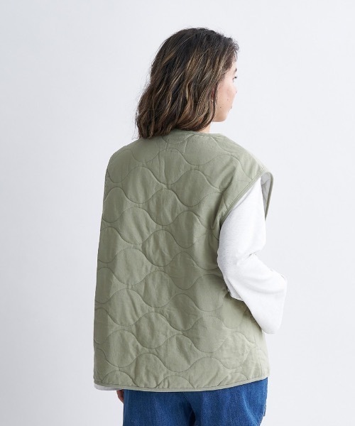 ベスト ジレ QUILTED VEST/ロキシーキルティングデザインベスト レディース ROXY ベスト ジレ QUILTED VEST/ロキシーキルティングデザイン