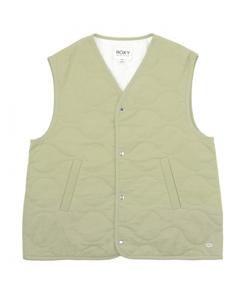 ROXY ベスト ジレ QUILTED VEST/ロキシーキルティングデザイン