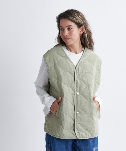 ROKU ロク ６ キルティング ベスト QUILTED VEST 6（ロク）の「＜6(ROKU)＞QUILTED VEST/ベスト（ベスト）」 - WEAR