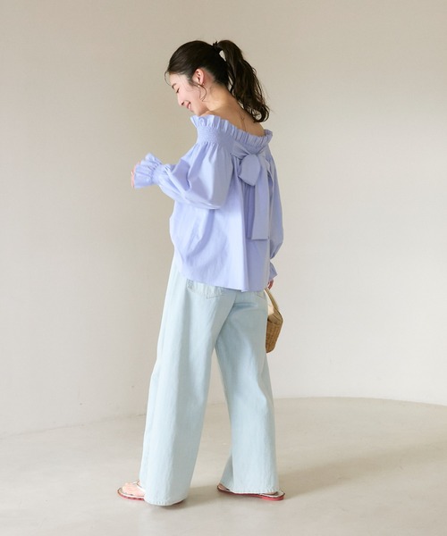 【yuii】sillyグラニー、BOBOデニム La boutique Bonbon ジーンズ デニム デニムパンツ ワイドデニム