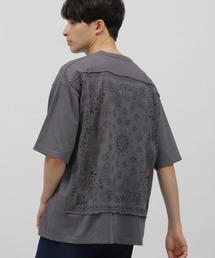 tシャツ バンダナ柄タタキツケT / 111217 メンズ｜ZOZOTOWN Yahoo!店