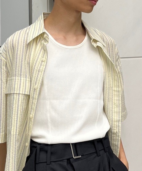 Chikashitsu+（チカシツプラス） タンクトップ 「Chikashitsu +