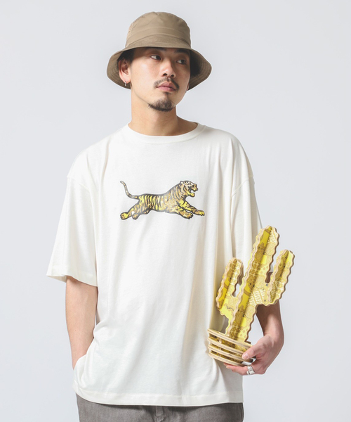 tシャツ Tシャツ メンズ 「rajabrooke / ラジャブルック」WISM 別注 Batik Tiger Tee｜zozo｜07