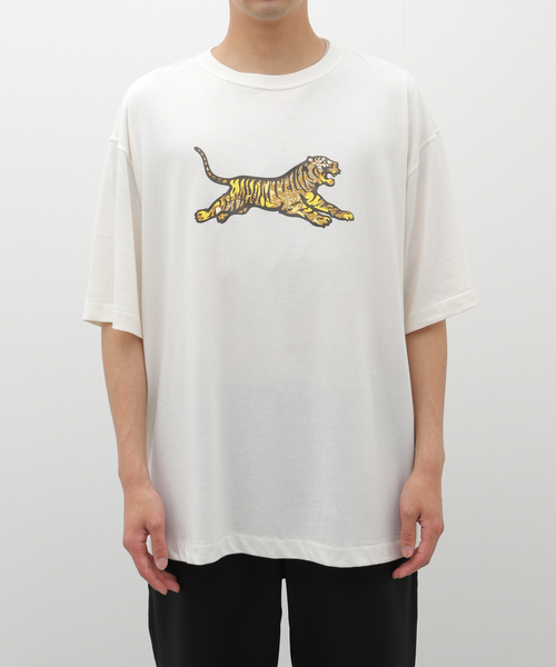 tシャツ Tシャツ メンズ 「rajabrooke / ラジャブルック」WISM 別注 Batik Tiger Tee｜zozo｜16