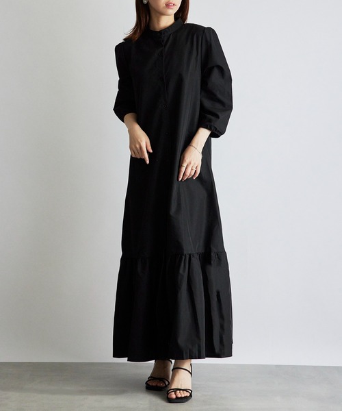 LIMI feuロングシャツワンピースSブラック いいネット通販 - 全国送料無料でお届けします feu｜THE LIMI Black