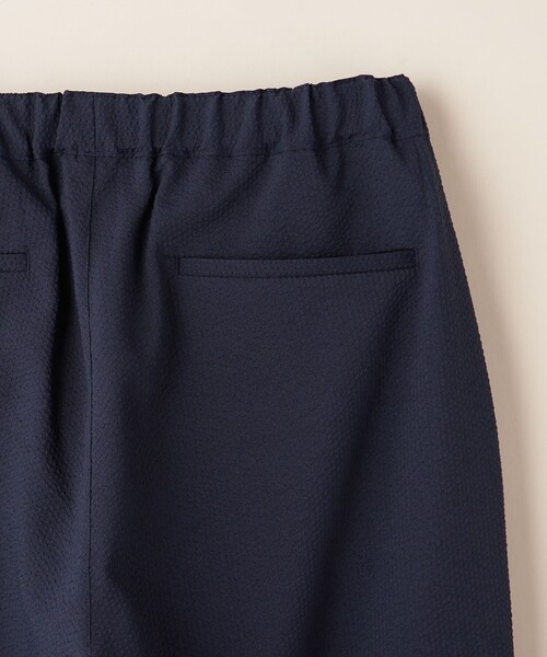 UNITED ARROWS パンツ 「ZOZO限定」シアサッカー オールギャザー