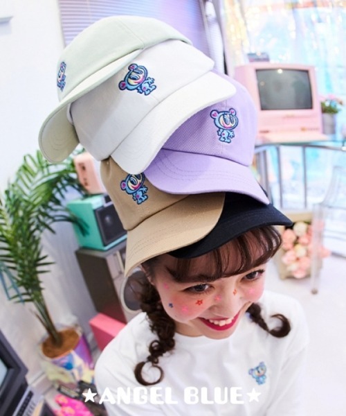 キャップ 帽子 「ANGEL BLUE」ナカムラくん刺しゅうキャップ