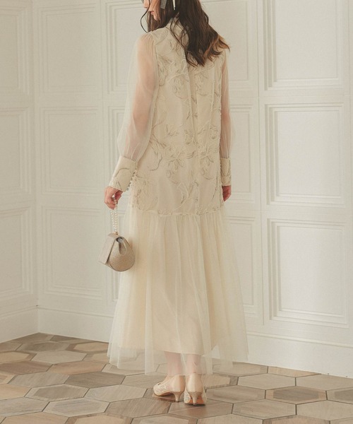 Dorry Doll ドレス フェザーフラワーチュールドレス 結婚式