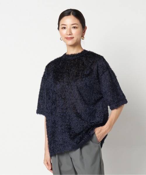 HELIOPOLE ニット セーター JACQUARD TEE BLOUSE レディース