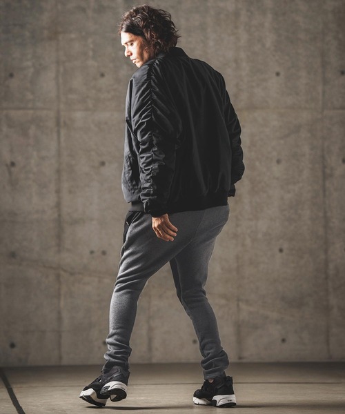 GLIMCLAP パンツ mp12713- Back shaggy double knit color