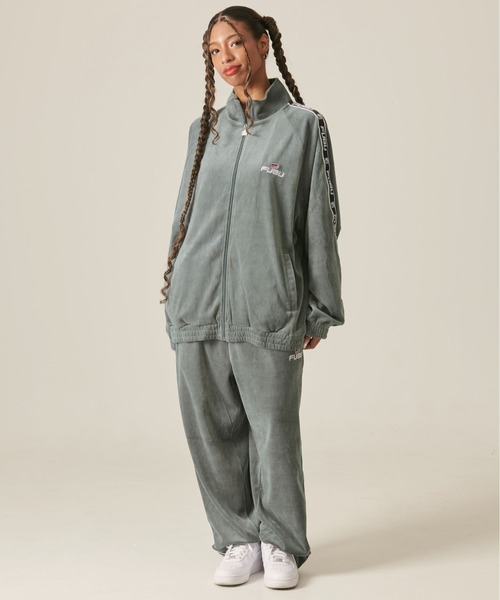 FUBU ブルゾン アウター フブ ブランド ロゴ ロゴテープ 長袖